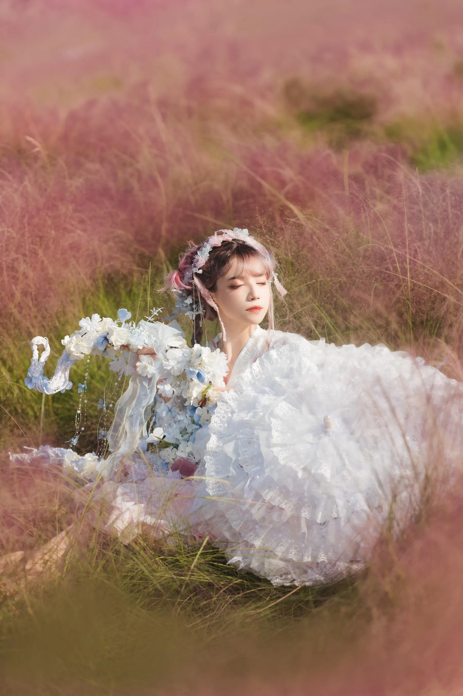 [艺图语] 2022.06.03 粉色草海 贰加六 [22P]插图4